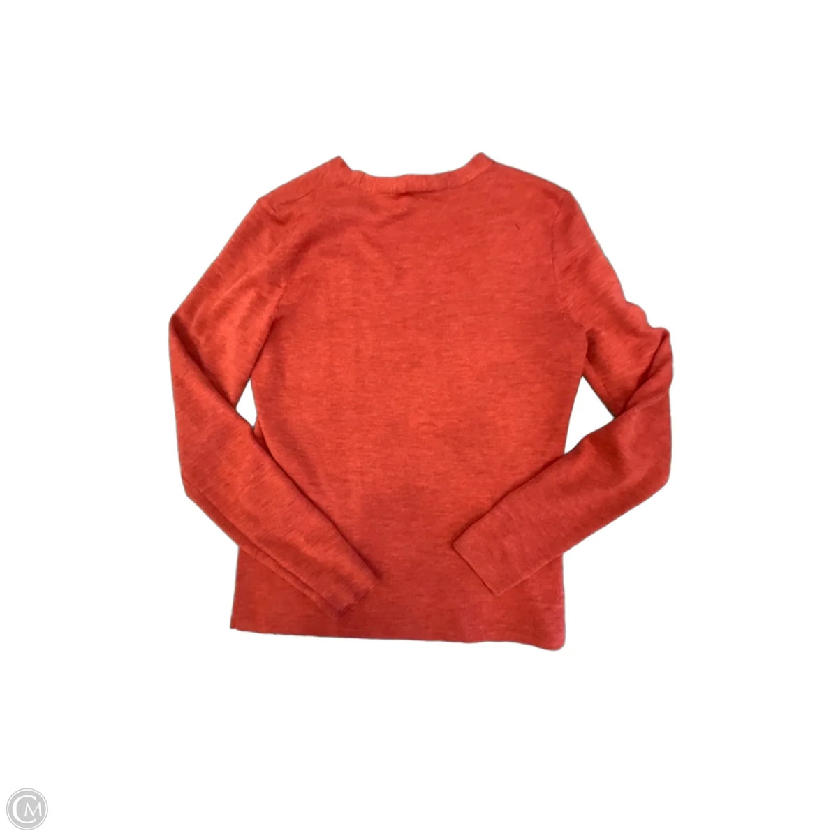 Top Long Sleeve Basic By Ann Taylor In Red, Size: M