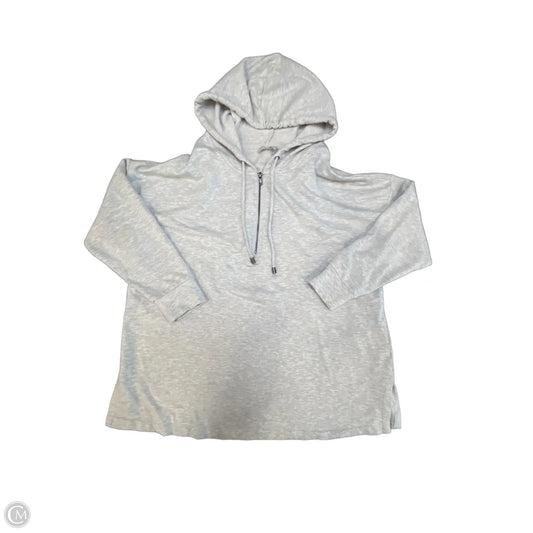 Sweatshirt Hoodie By Cable And Gauge In Grey, Size: Xxl