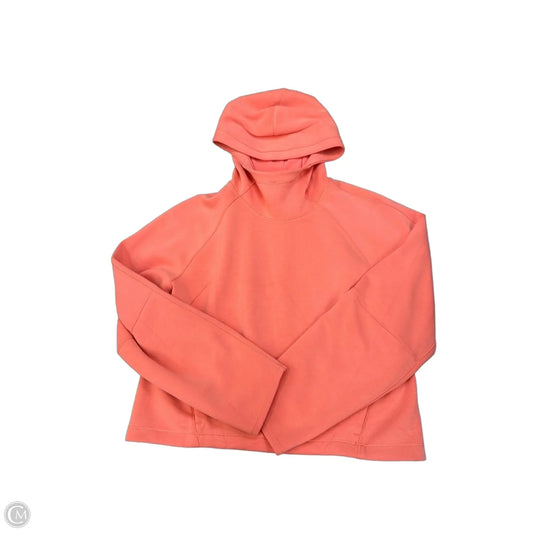 Athletic Sweatshirt Hoodie By Lululemon In Coral, Size: S