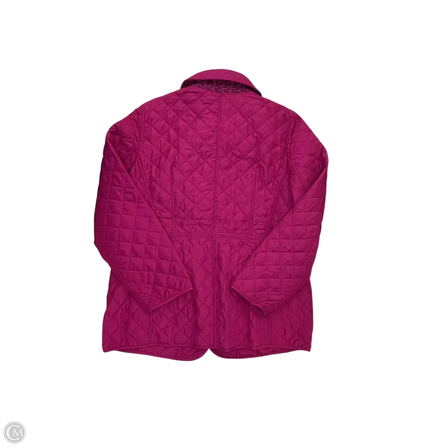 Jacket Puffer & Quilted By Chicos In Pink, Size: L