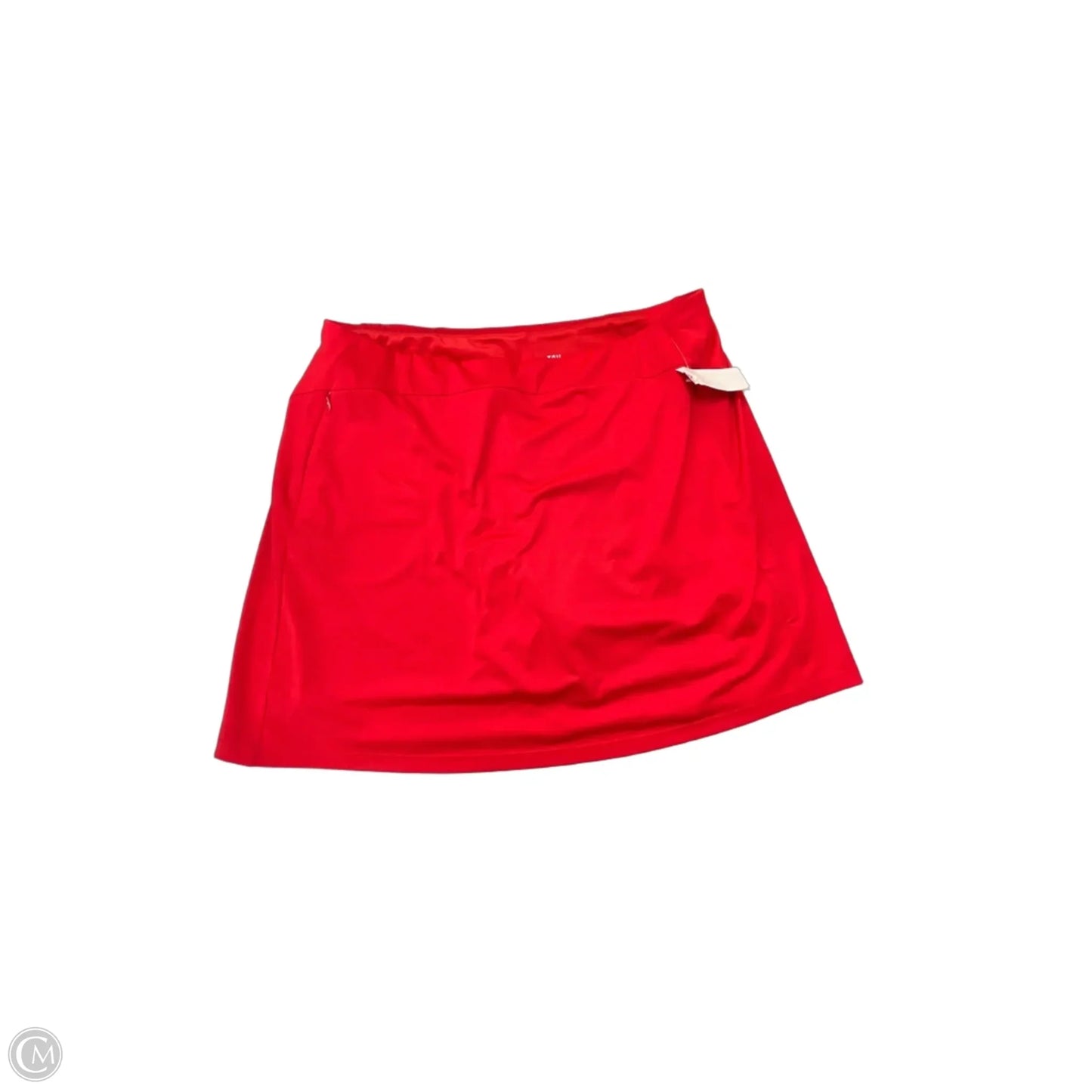 Athletic Skirt By Tail In Red, Size: Xl