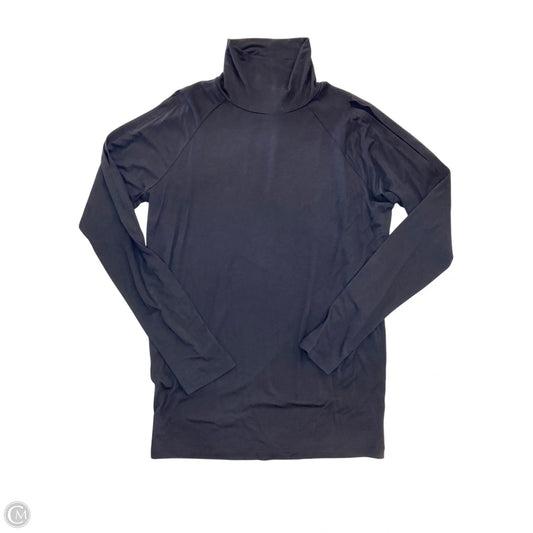 Athletic Top Long Sleeve Collar By Athleta In Black, Size: Xs