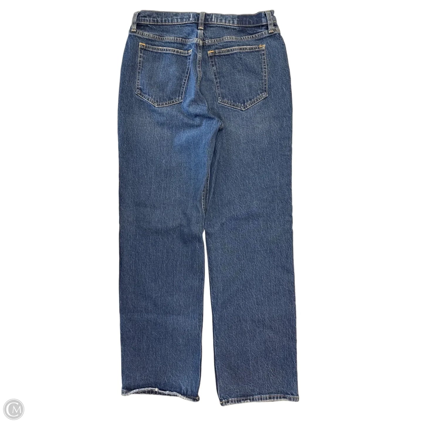 Jeans Straight By Abercrombie And Fitch In Blue Denim, Size: 8l