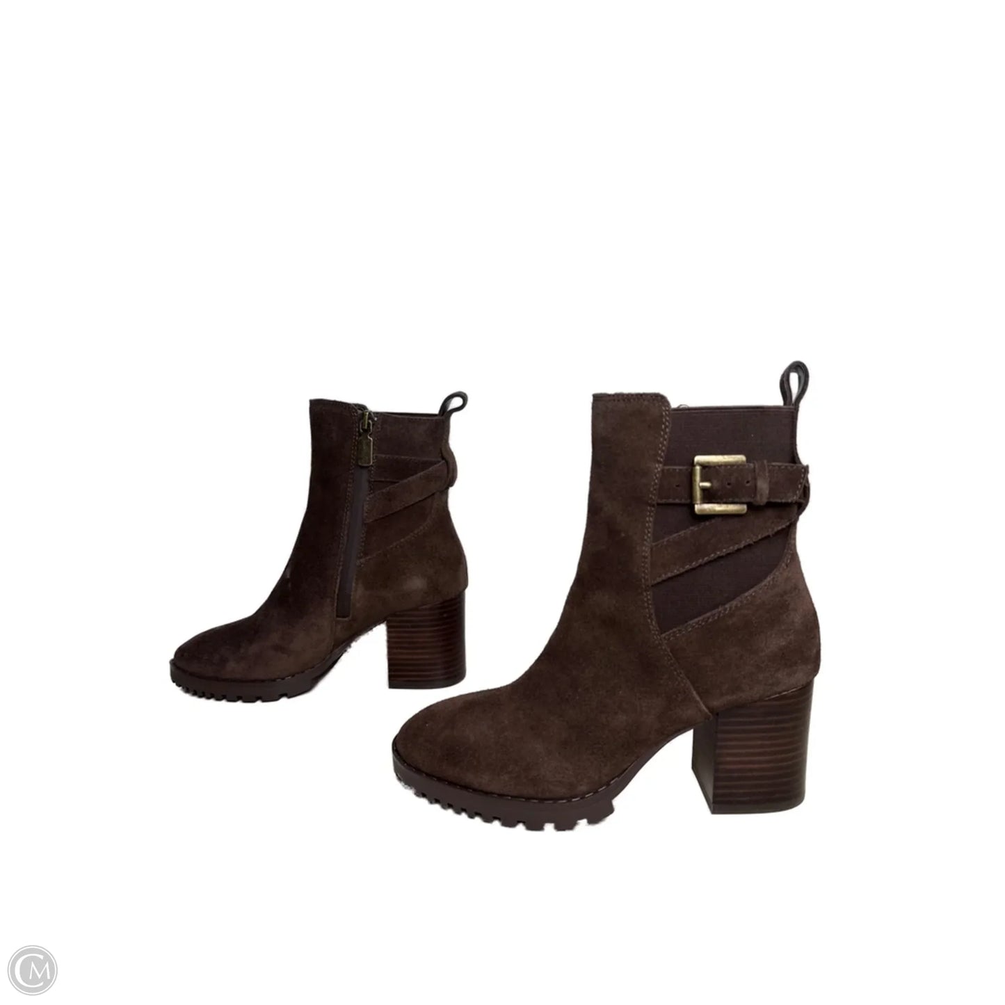 Boots Leather By Blondo In Brown, Size: 5