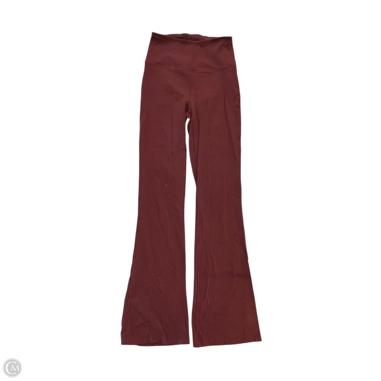Athletic Leggings By Lululemon In Maroon, Size: S