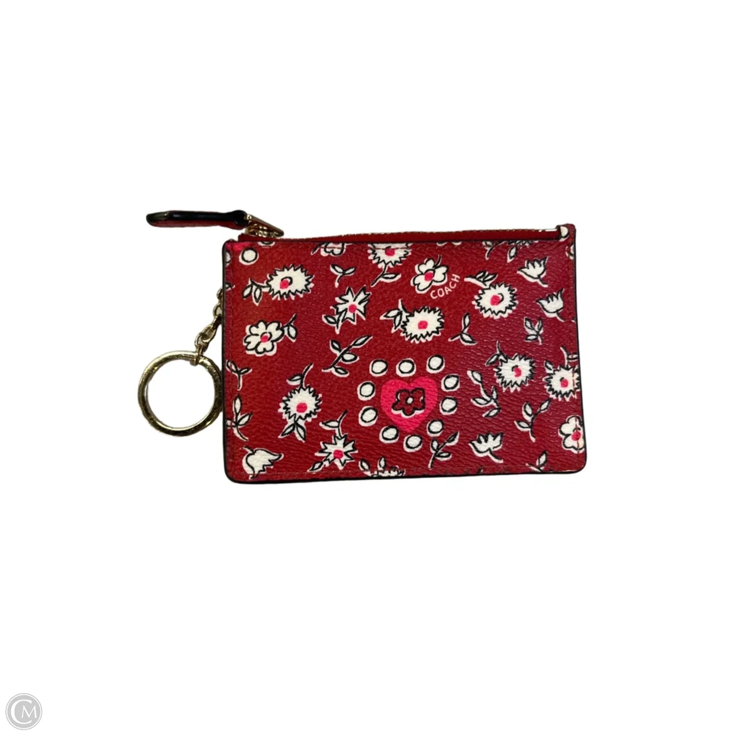 Coin Purse Designer By Coach, Size: Small