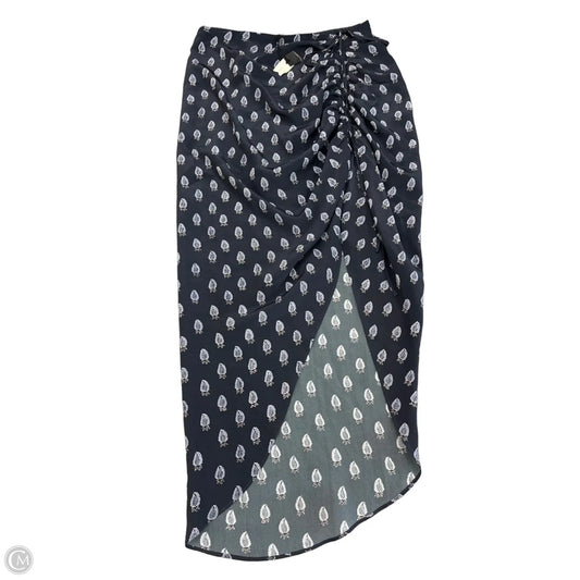 Skirt Midi By Banana Republic In Navy, Size: Xs