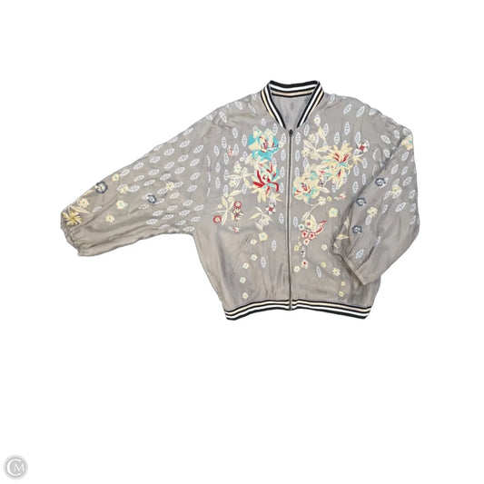 Jacket Designer By Johnny Was In Floral Print, Size: Xs