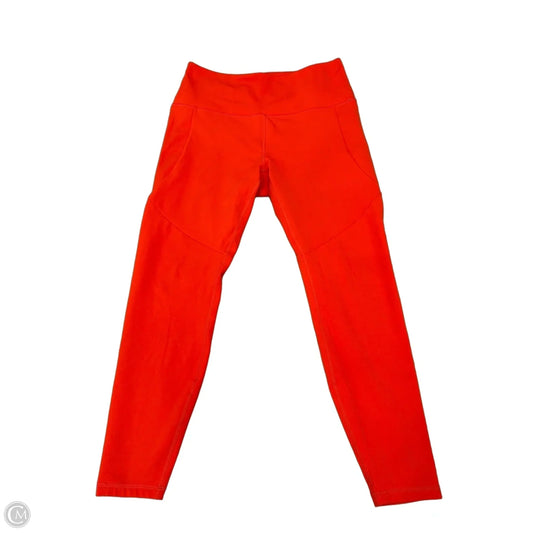 Athletic Leggings By Spyder In Red, Size: L