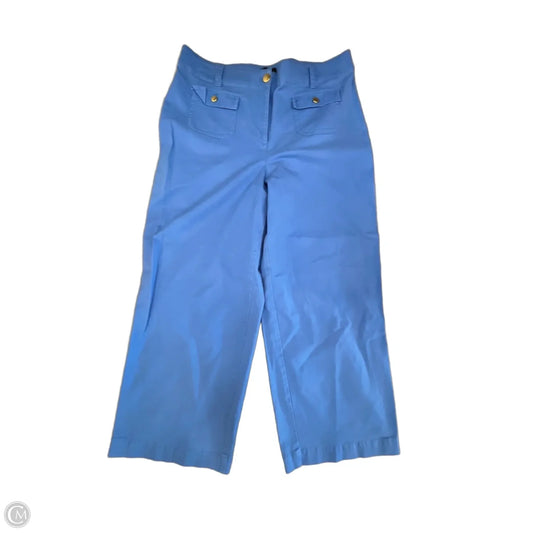 Pants Wide Leg By Talbots In Blue, Size: L