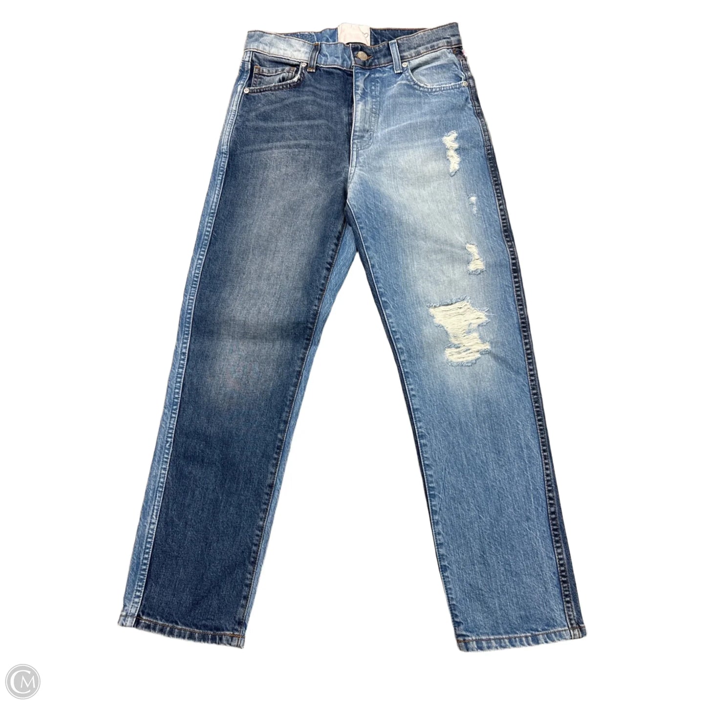 Jeans Straight By REVICE In Blue Denim, Size: 4
