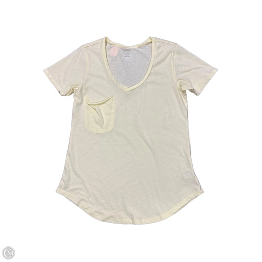 Top Short Sleeve Basic By Z Supply In Yellow, Size: M