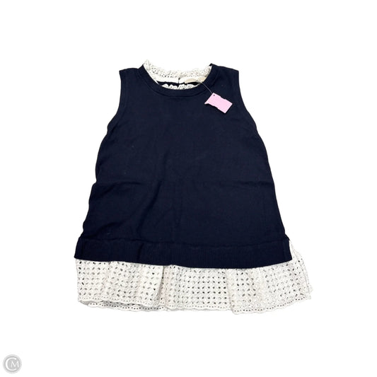 Top Sleeveless By Loft In Navy, Size: Xs