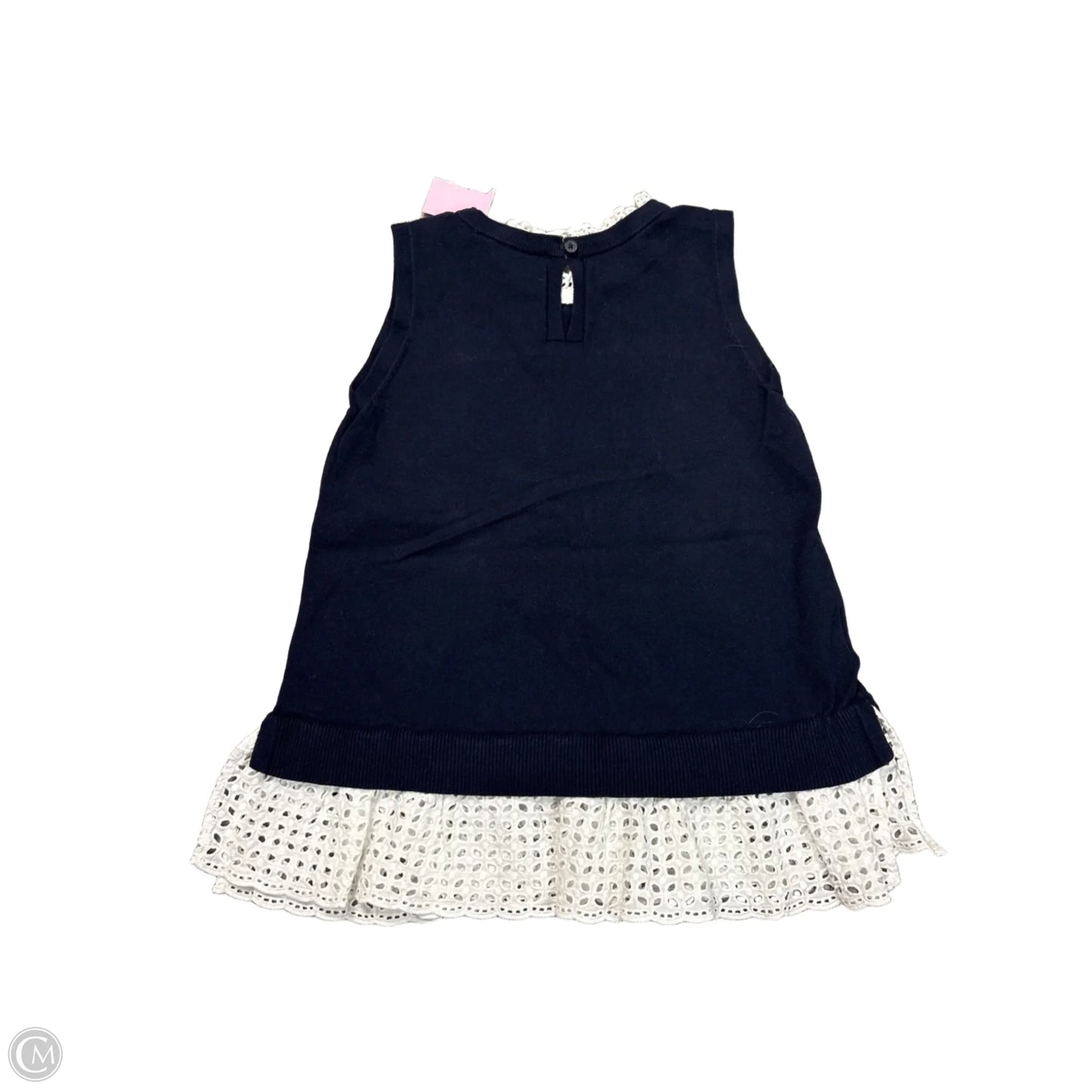 Top Sleeveless By Loft In Navy, Size: Xs
