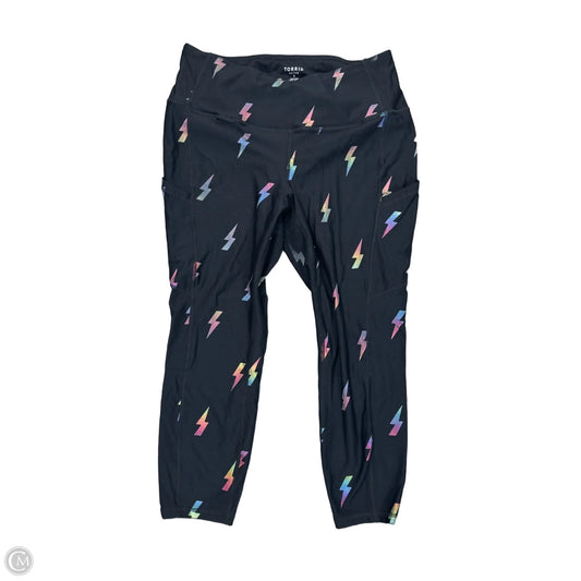 Athletic Leggings By Torrid In Black, Size: 1x