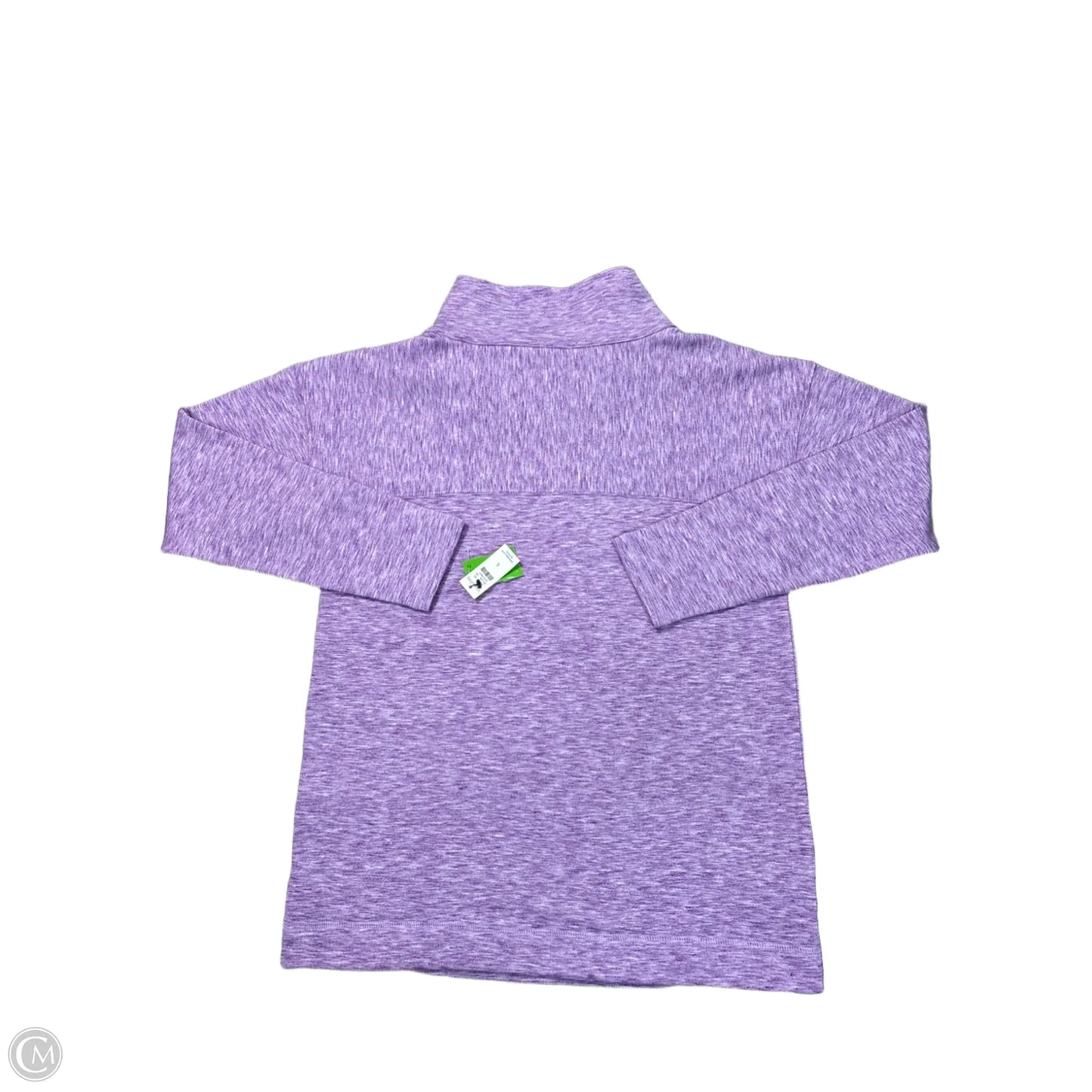 Athletic Top Long Sleeve Collar By Talbots In Purple, Size: S