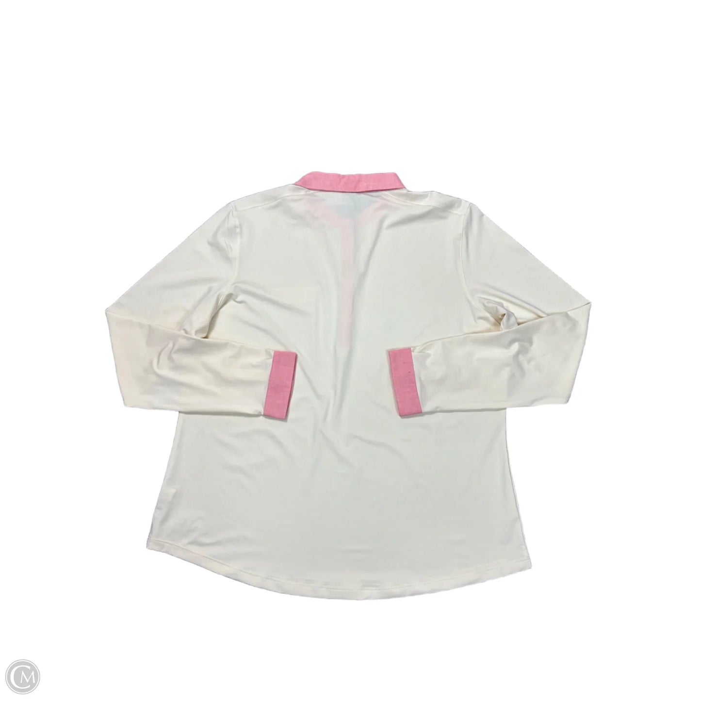 Athletic Top Long Sleeve Collar By Lady Hagen In Yellow, Size: Xl