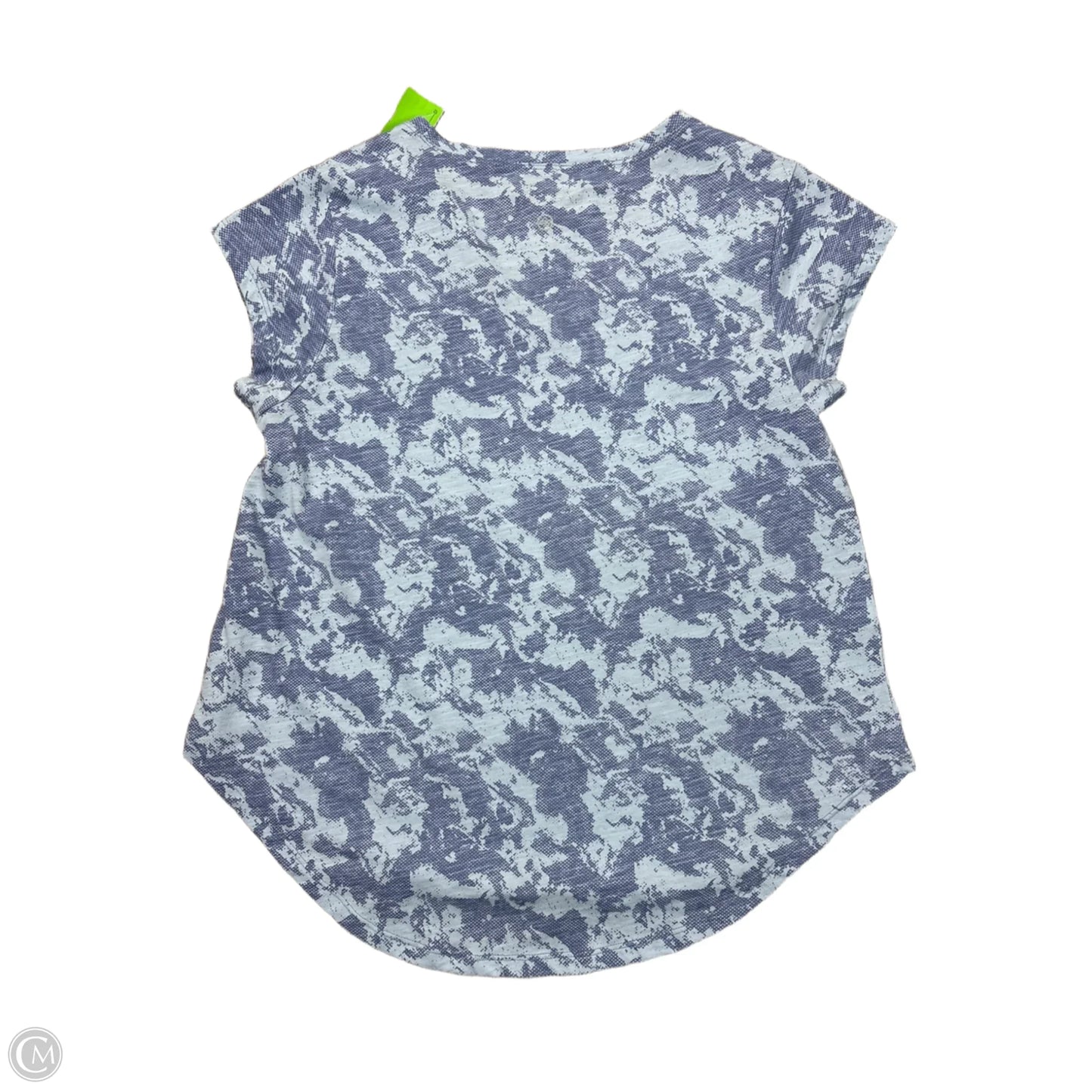 Athletic Top Short Sleeve By Eddie Bauer In Blue, Size: S