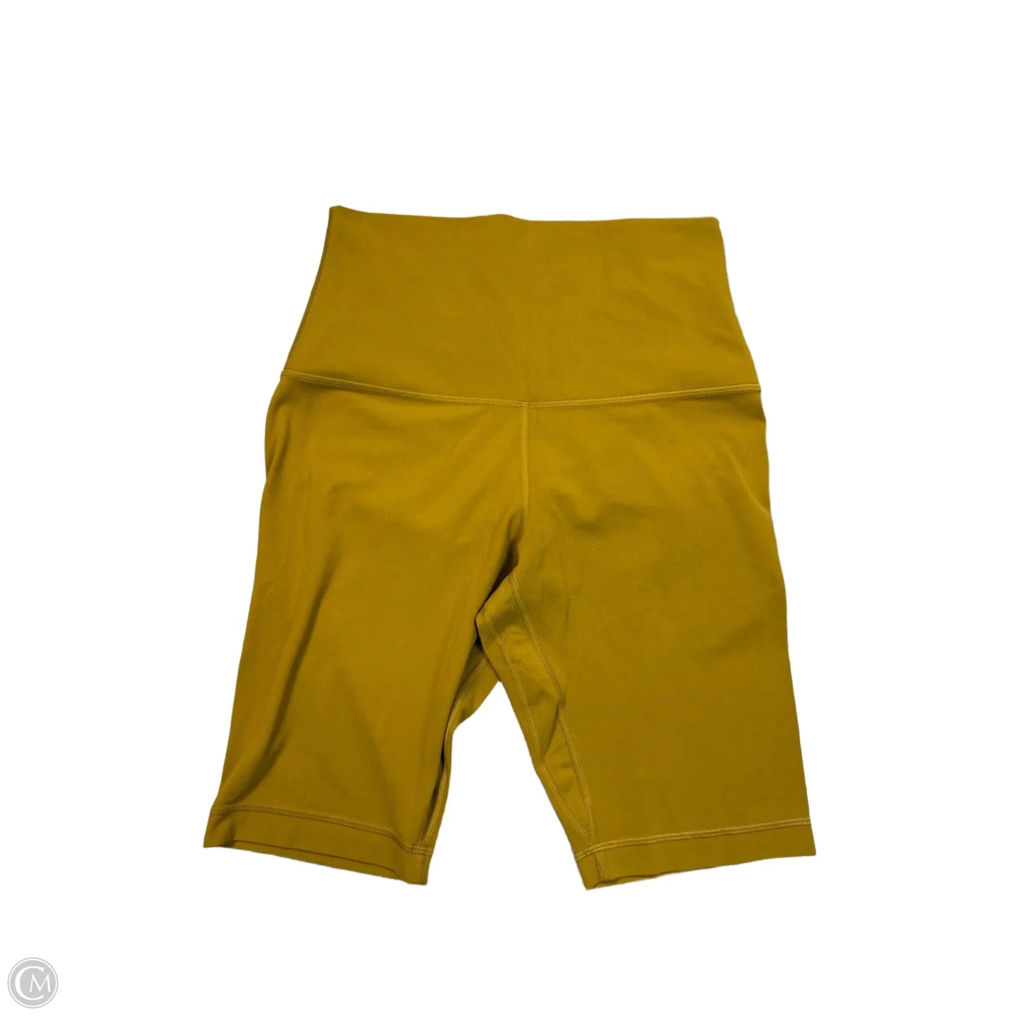 Athletic Shorts By Lululemon In Yellow, Size: M