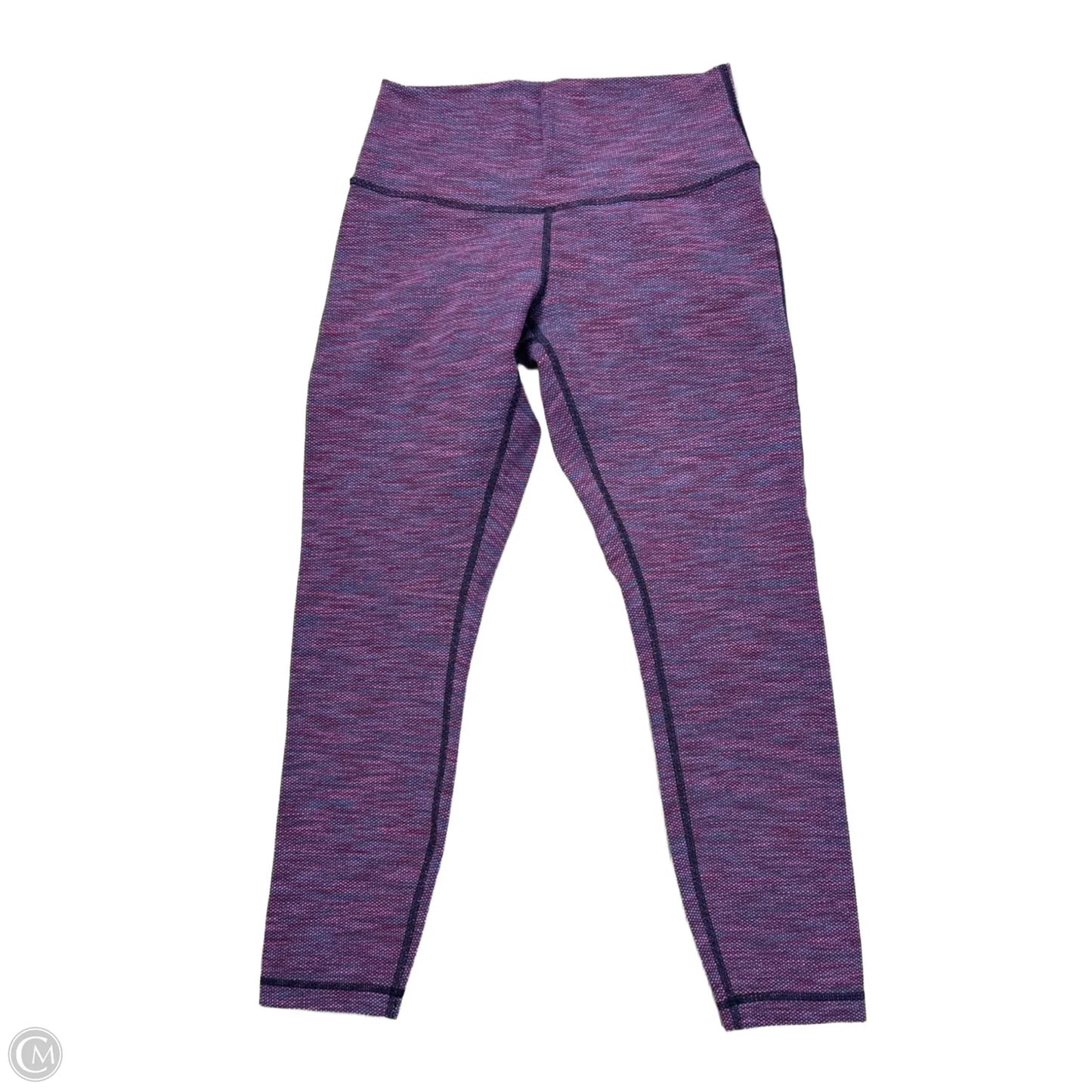 Athletic Leggings Capris By Lululemon In Pink & Purple, Size: M