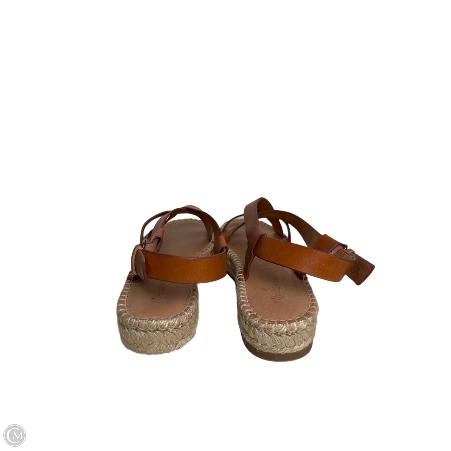 Sandals Heels Platform By Madewell In Tan, Size: 10