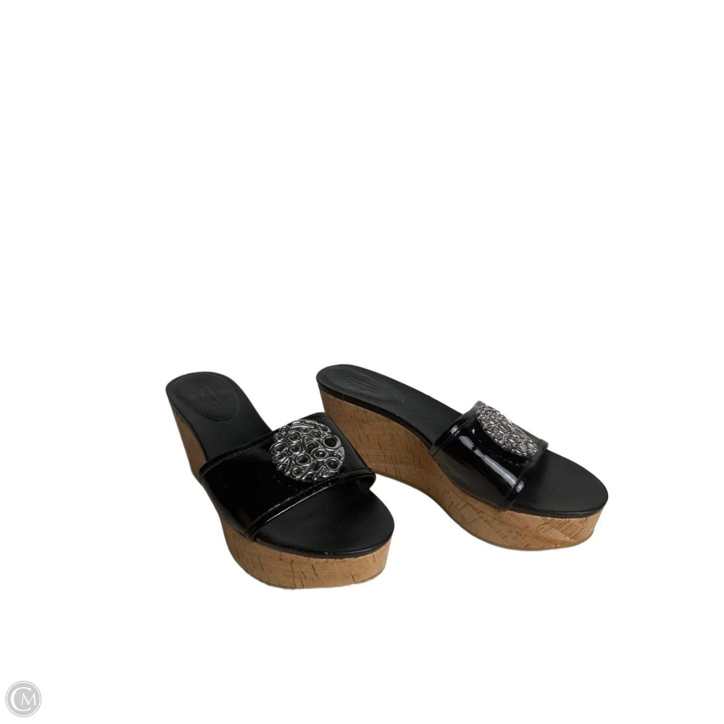 Sandals Designer By Coach In Black, Size: 8