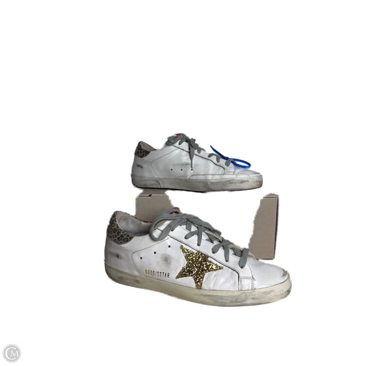 Shoes Luxury Designer By Golden Goose In White, Size: 9