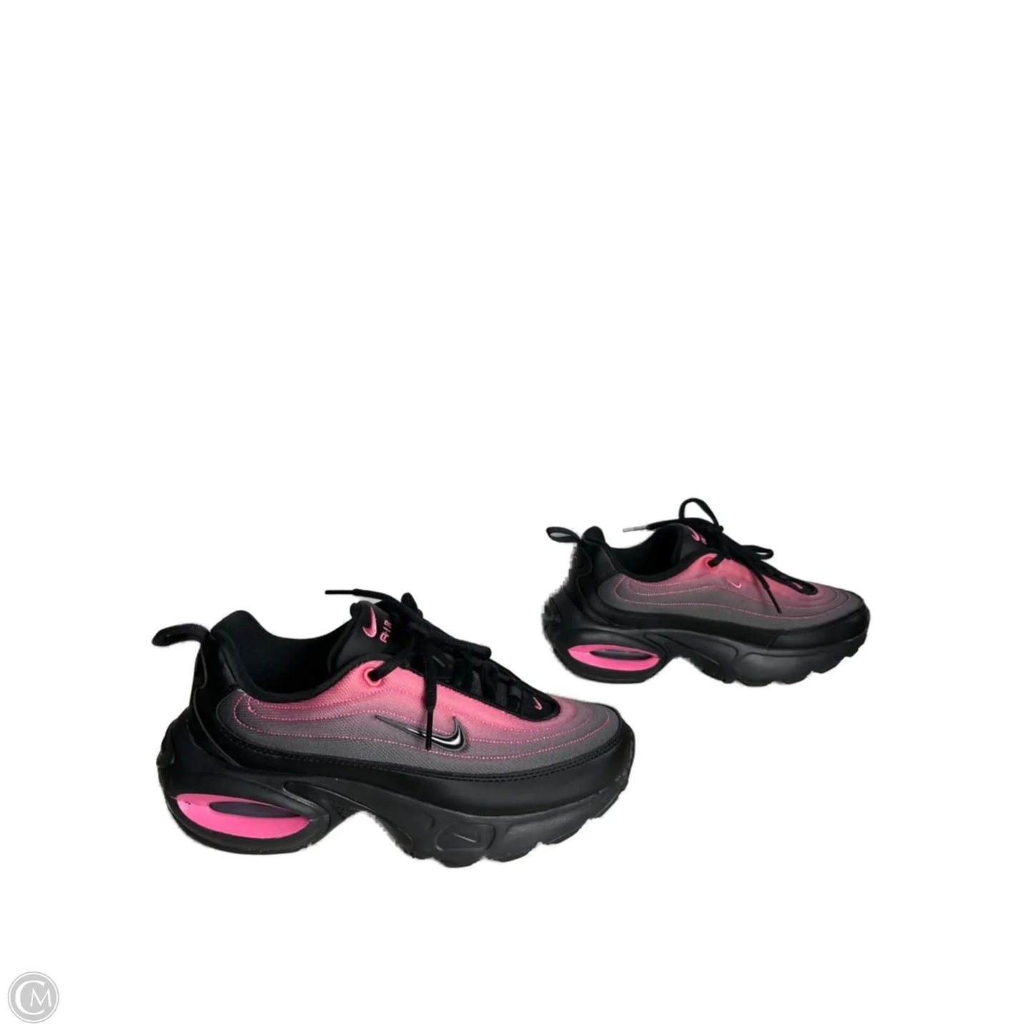 Shoes Sneakers By Nike In Black & Pink, Size: 7