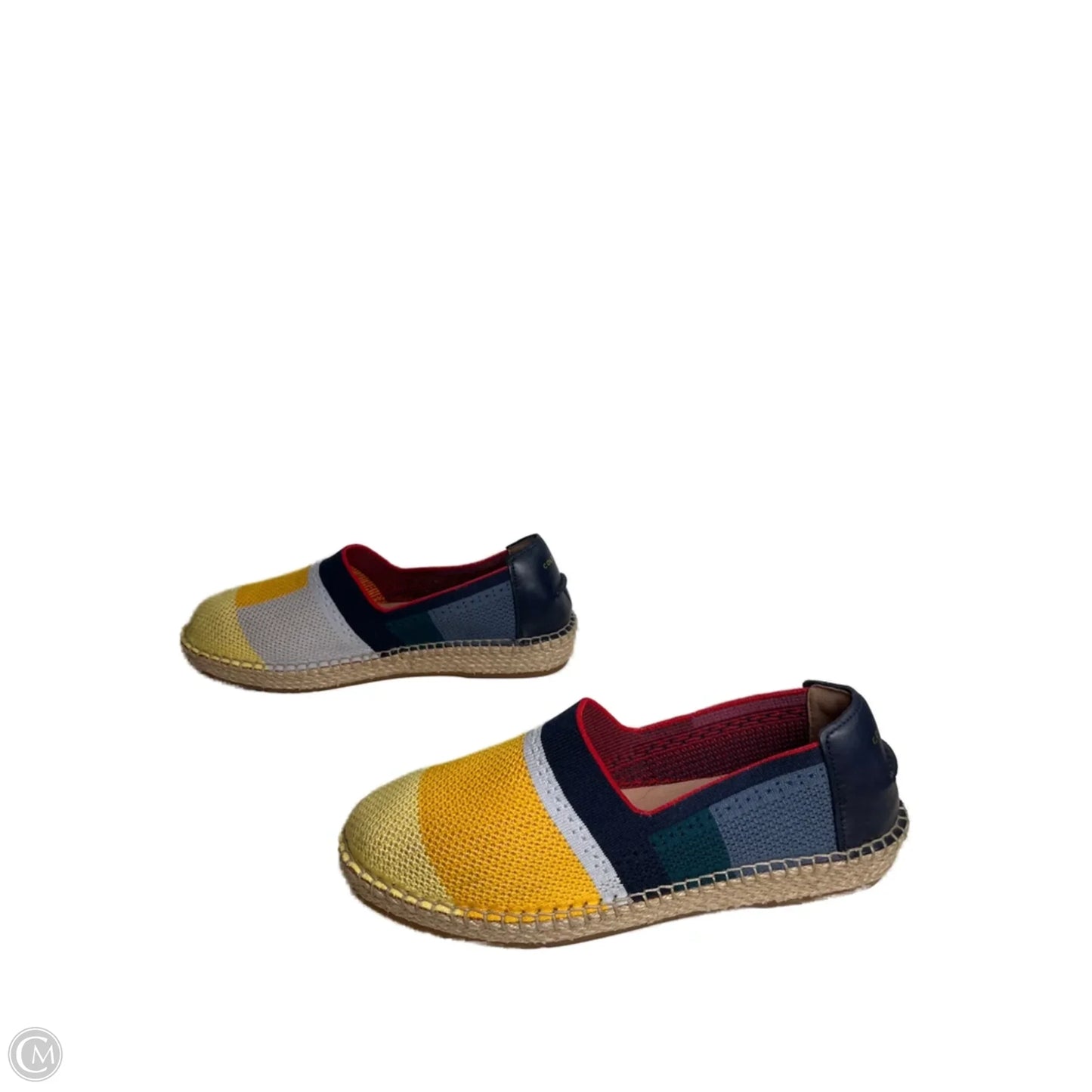 Shoes Flats By Cole-haan In Blue & Yellow, Size: 10