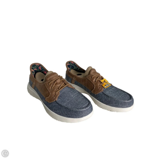 Shoes Sneakers By Skechers In Blue, Size: 8