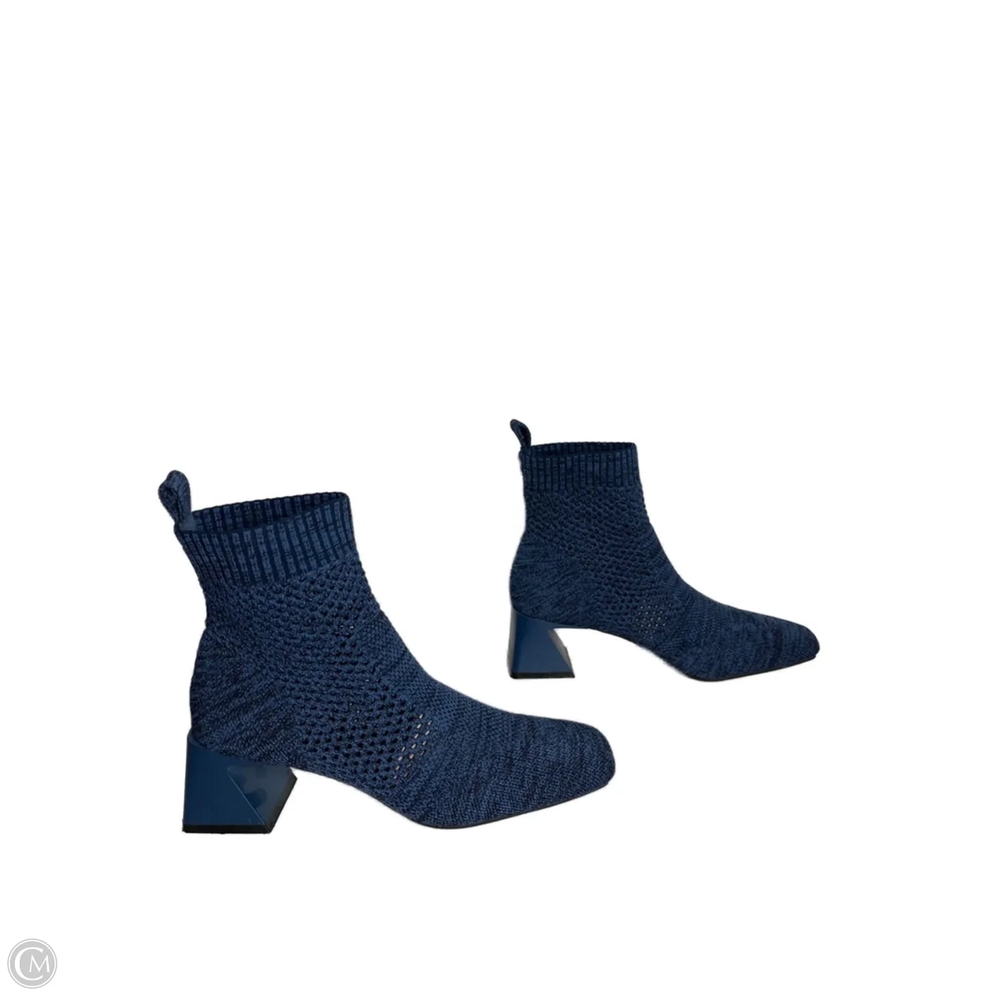 Boots Ankle Heels By VIVAIA In Blue, Size: 5