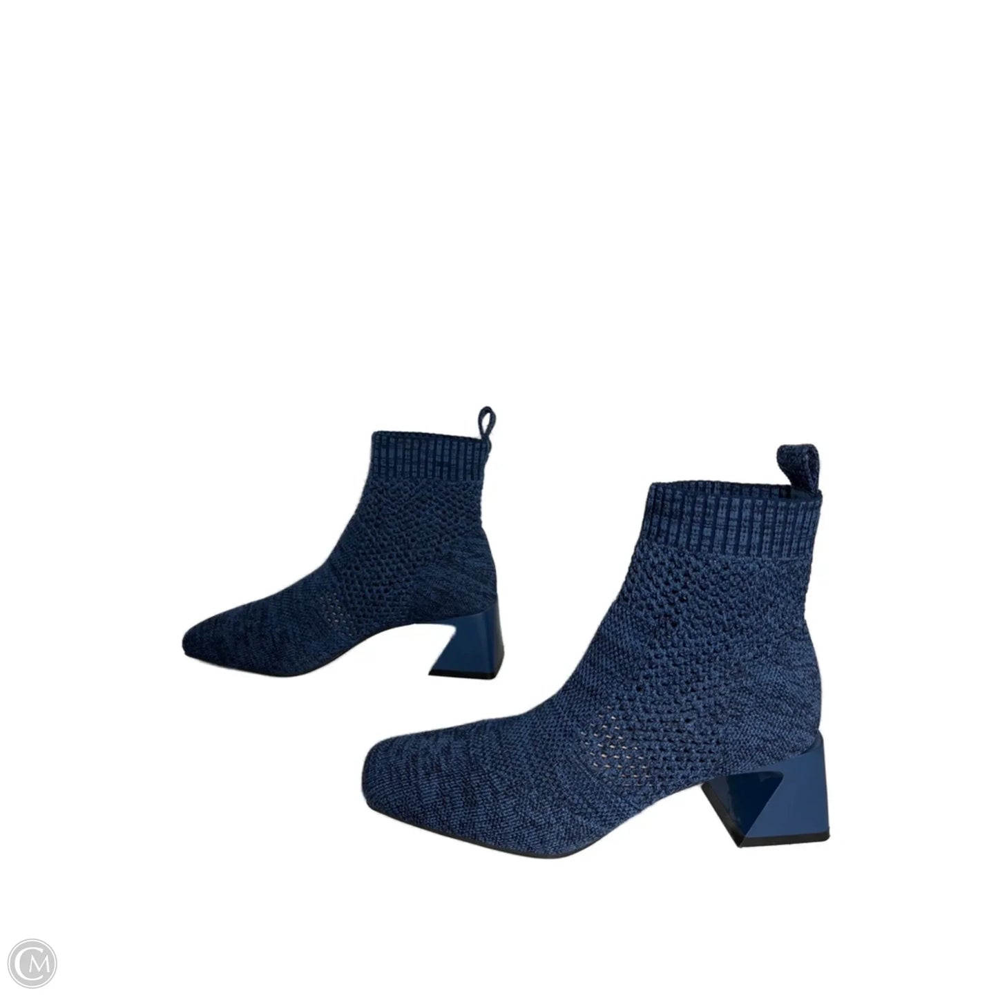 Boots Ankle Heels By VIVAIA In Blue, Size: 5