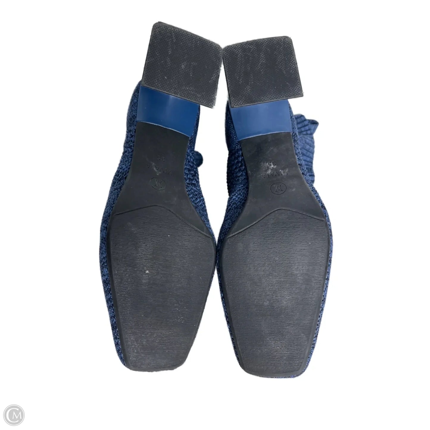 Boots Ankle Heels By VIVAIA In Blue, Size: 5