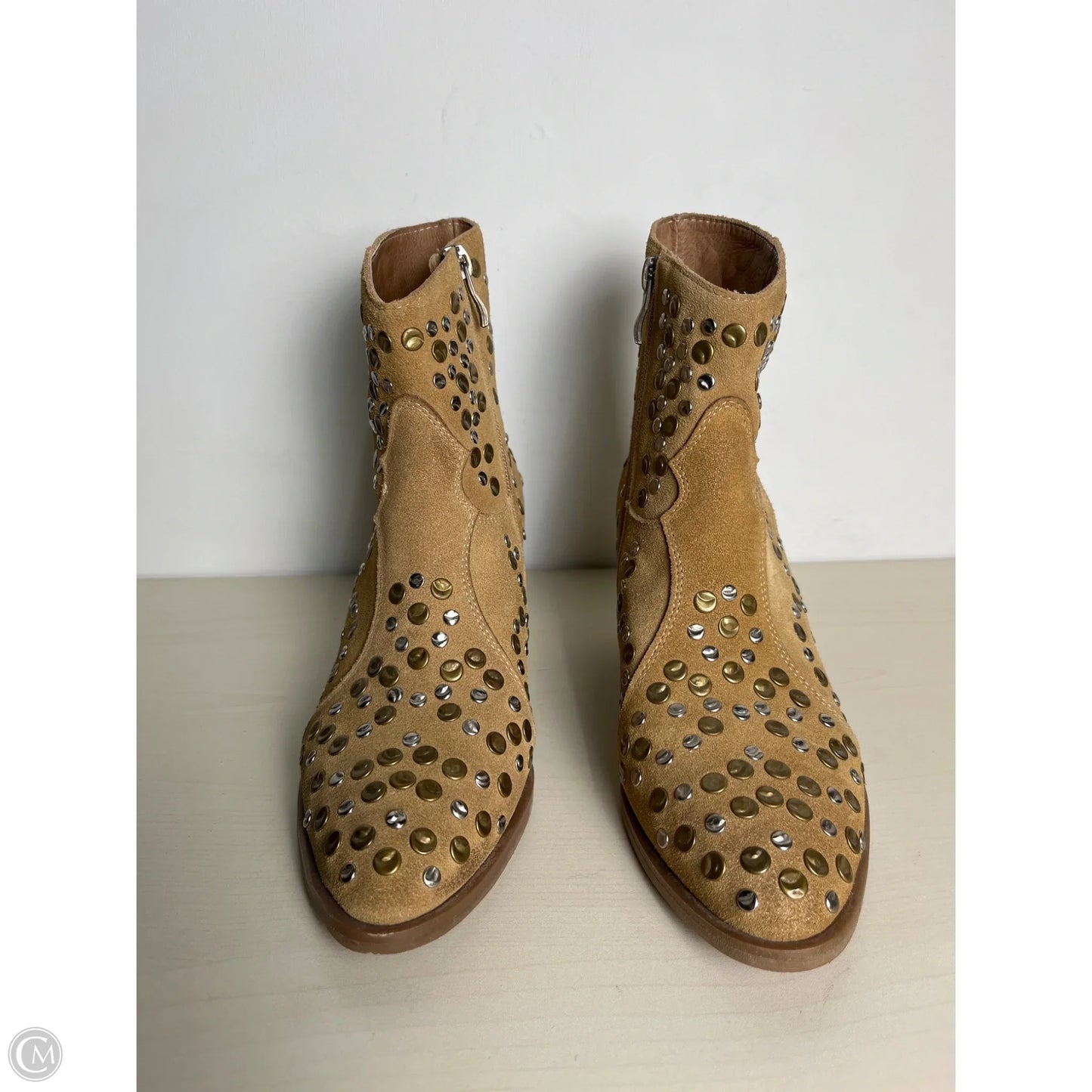 Boots Ankle Heels By  ANTELOPE  In Tan, Size: 6