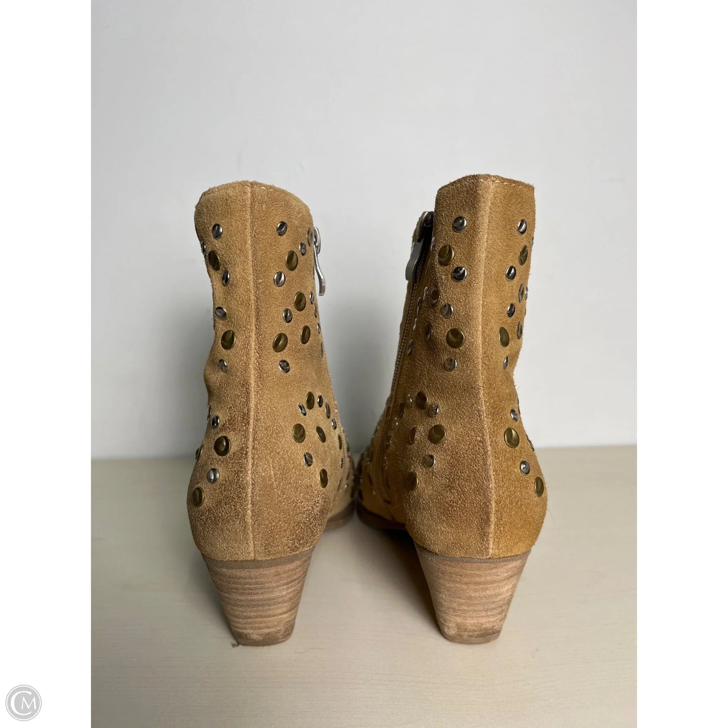 Boots Ankle Heels By  ANTELOPE  In Tan, Size: 6