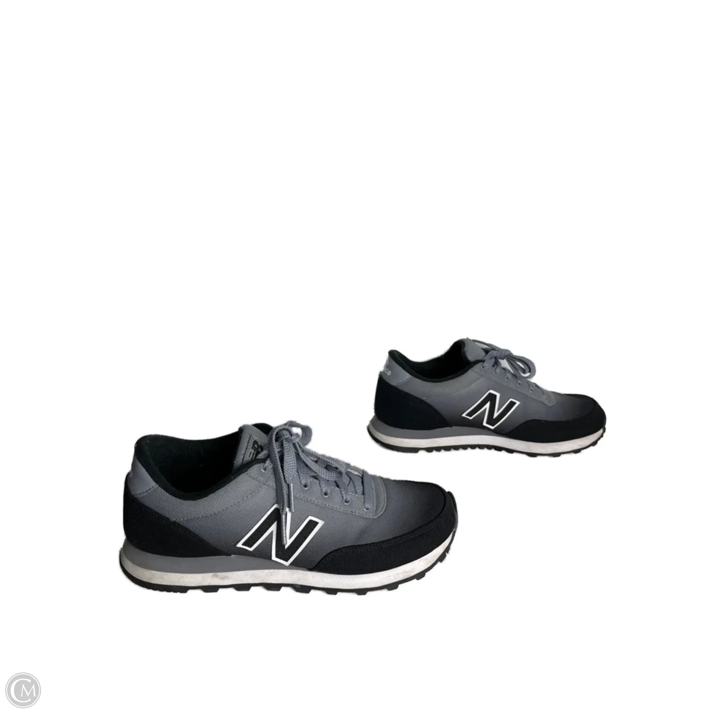 Shoes Sneakers By New Balance In Black & Grey, Size: 7.5