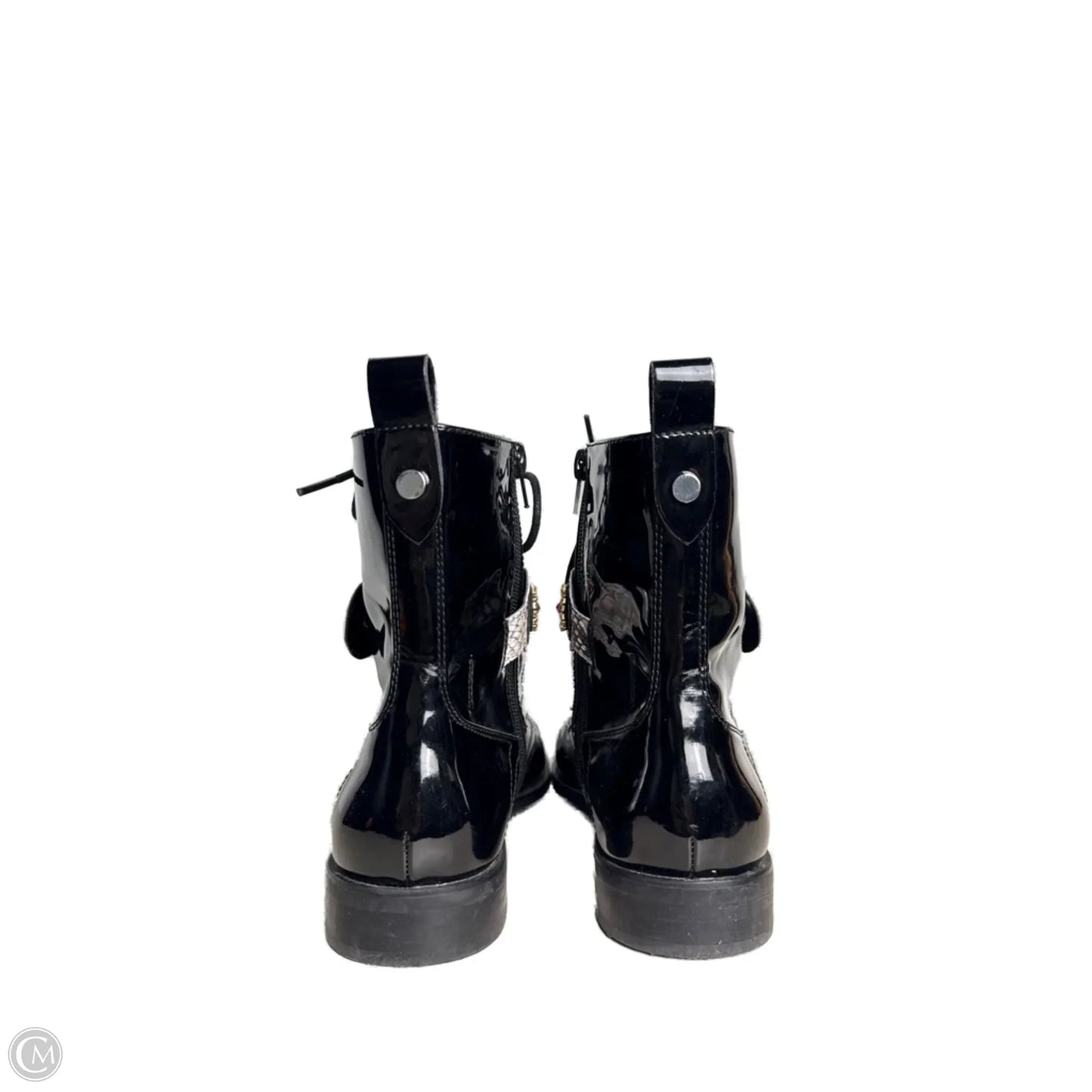 Boots Combat By Betsey Johnson In Black, Size: 8.5