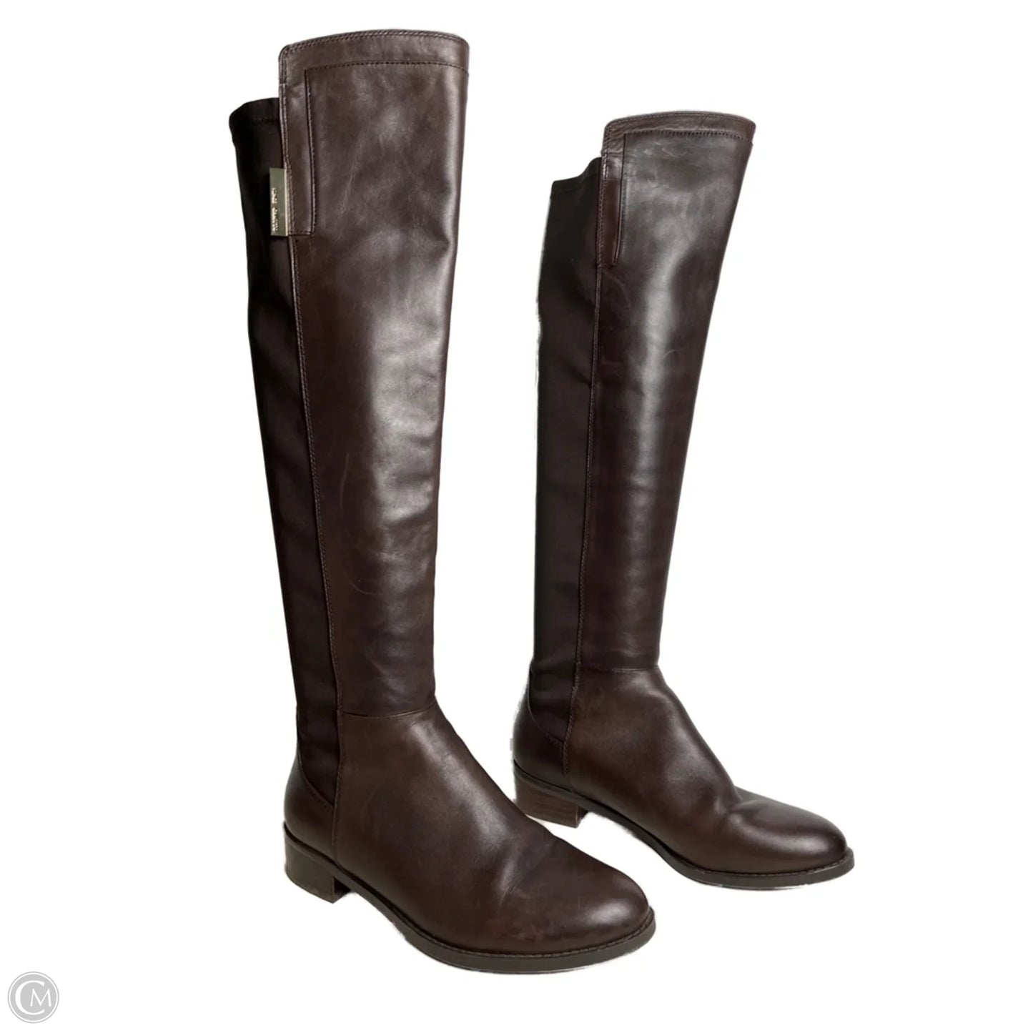 Boots Knee Flats By Vince Camuto In Brown, Size: 7.5