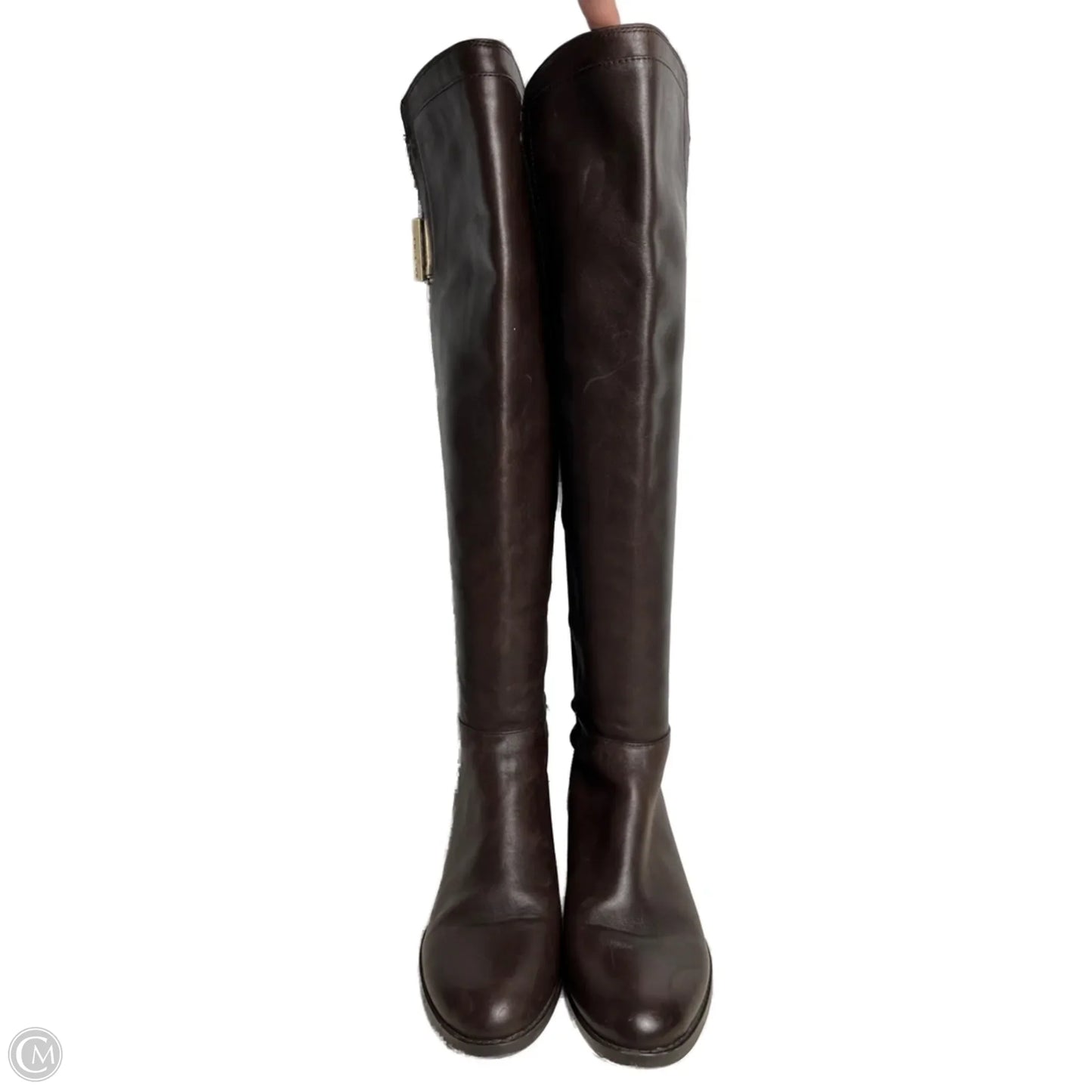 Boots Knee Flats By Vince Camuto In Brown, Size: 7.5