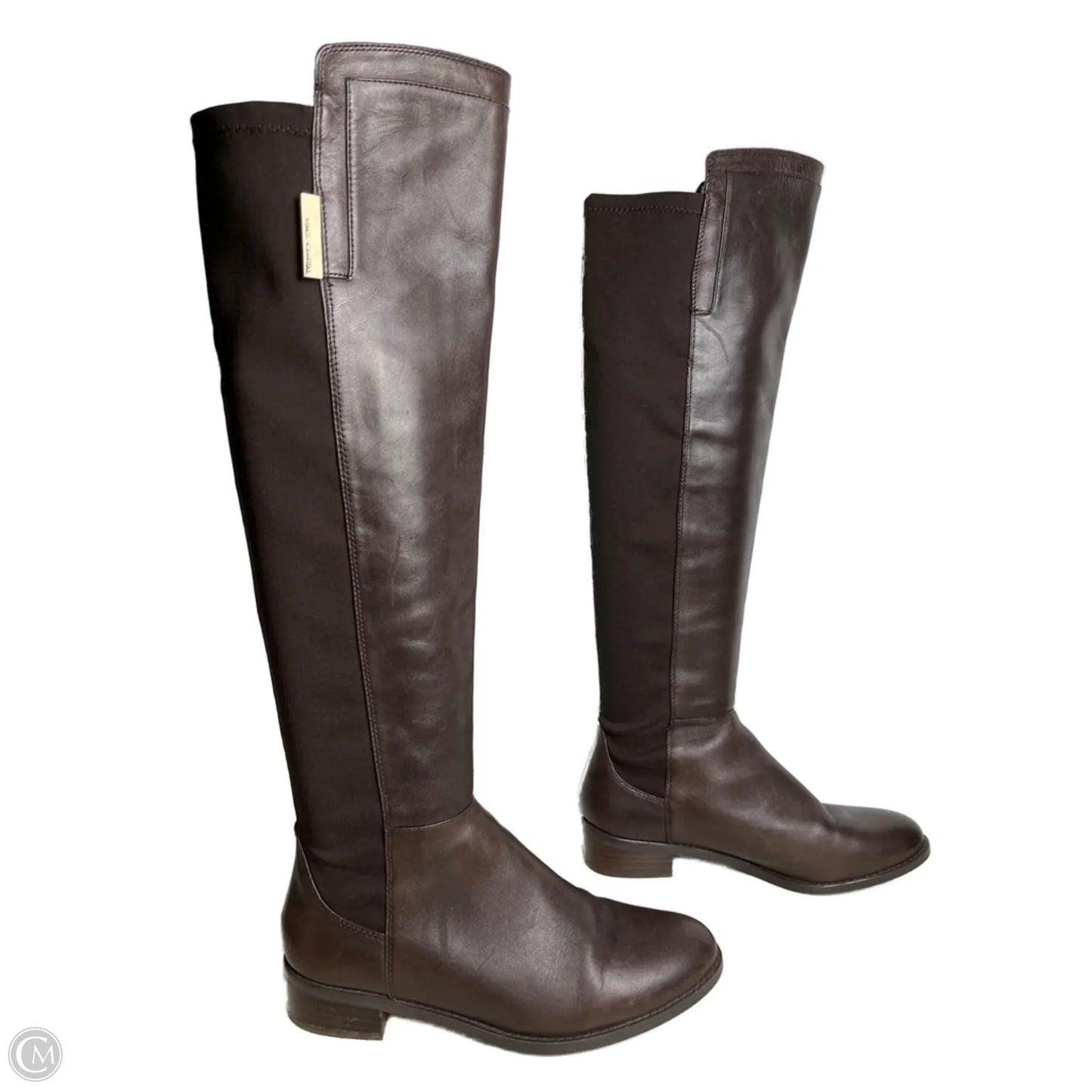 Boots Knee Flats By Vince Camuto In Brown, Size: 7.5