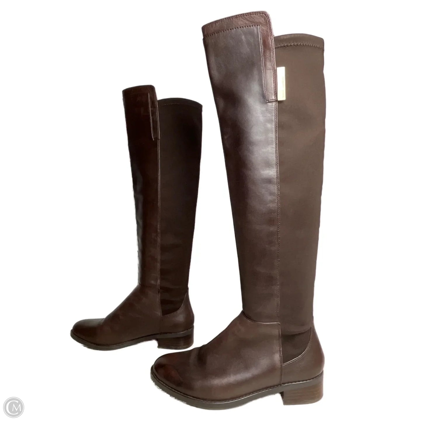 Boots Knee Flats By Vince Camuto In Brown, Size: 7.5