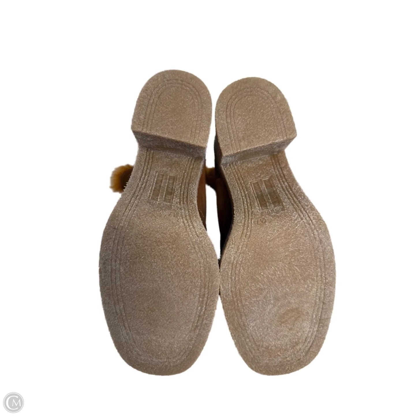 Boots Ankle Heels By MIISTA In Brown, Size: 6.5