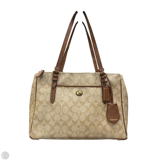 Handbag Designer By Coach, Size: Medium