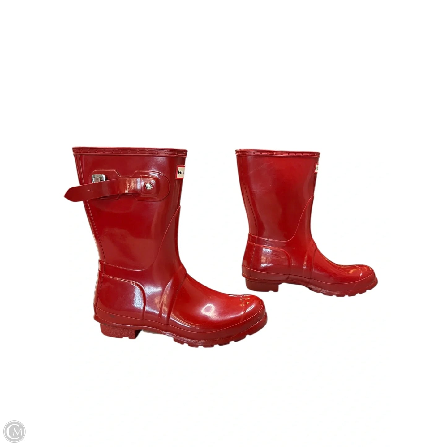 Boots Rain By Hunter In Red, Size: 7