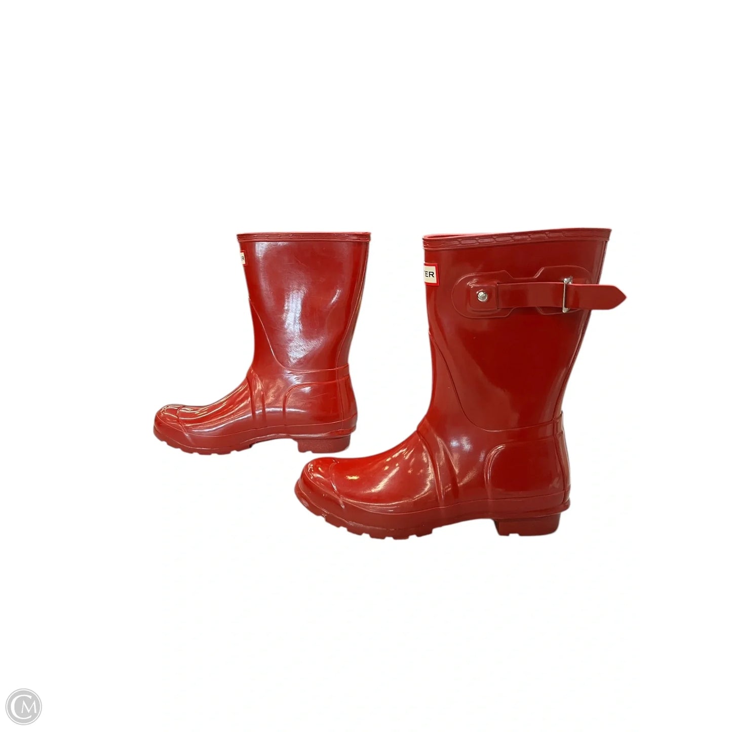 Boots Rain By Hunter In Red, Size: 7