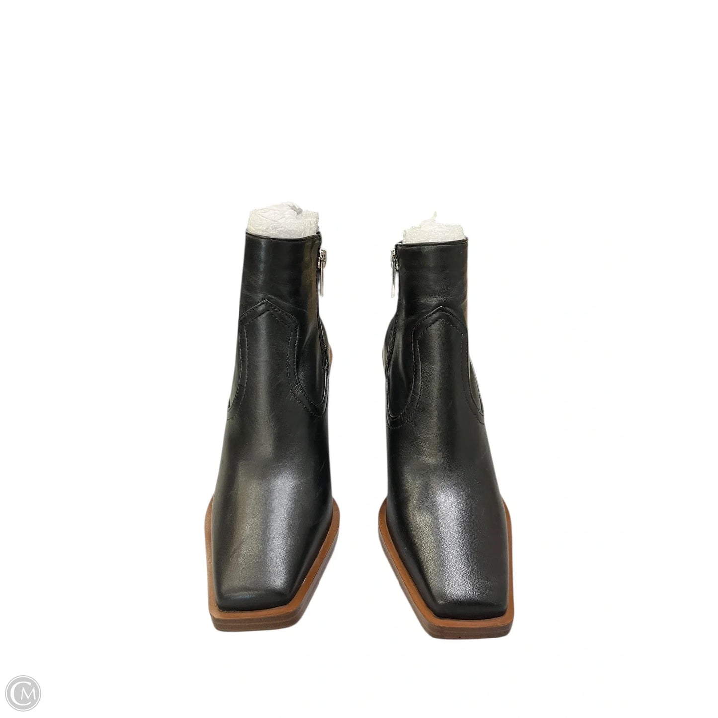 Boots Ankle Heels By Vince Camuto In Black, Size: 5