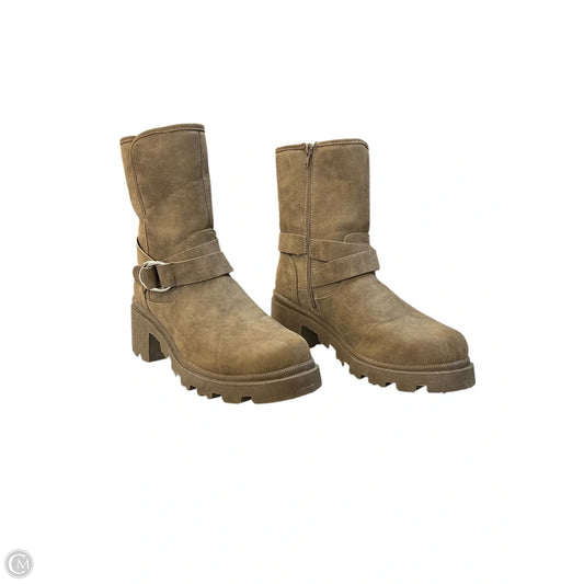 Boots Ankle Heels By Dolce Vita In Tan, Size: 9.5