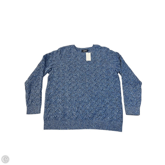 Sweater By Lands End In Blue, Size: Lp