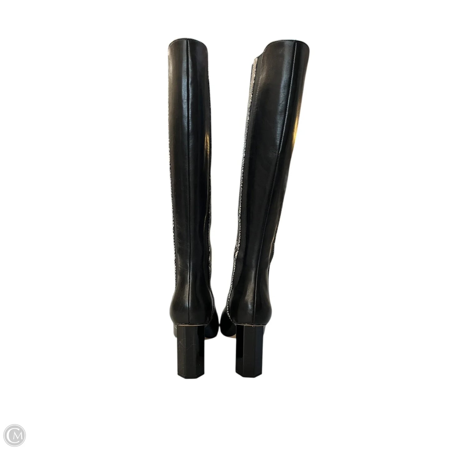 Boots Knee Heels By Donald Pliner In Black, Size: 5.5