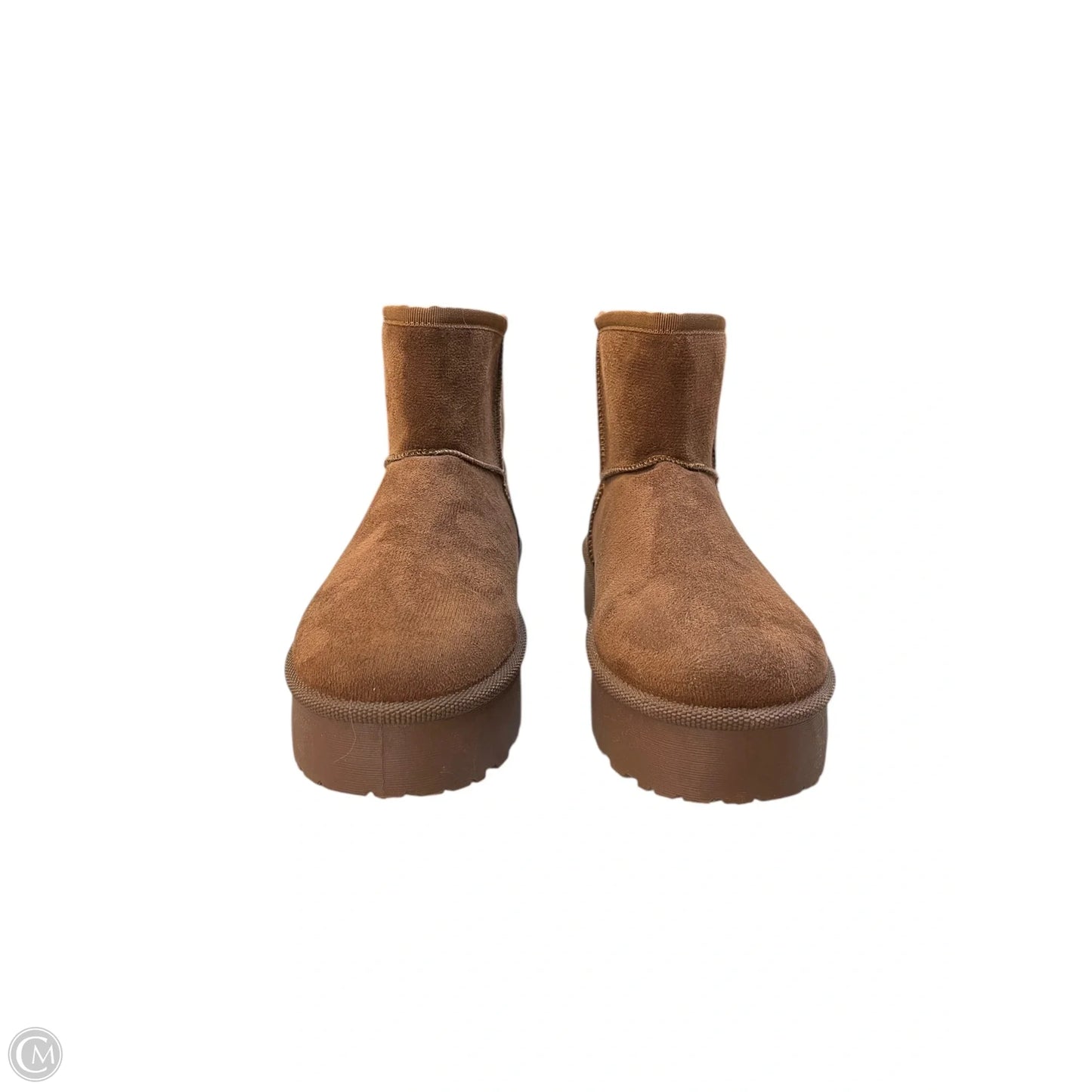 Boots Snow By Forever In Brown, Size: 8.5